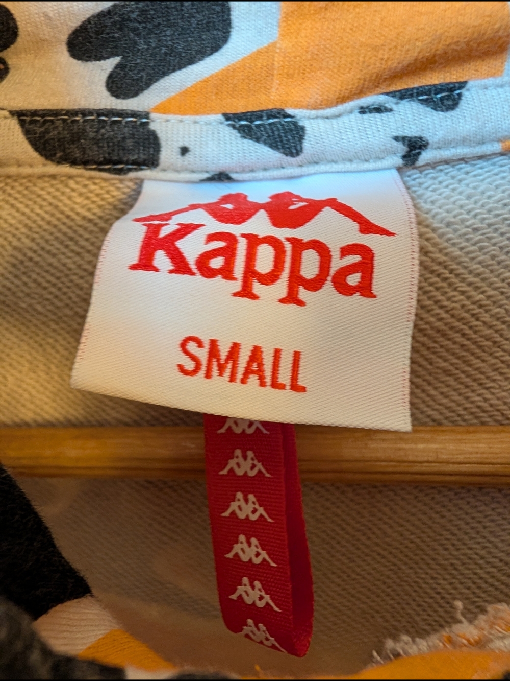 Kappa Women's Orange Camo Hoodie - S - Picture 4 of 10